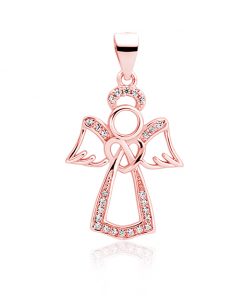 OLIVIE Stříbrný přívěsek ROSE ANDĚL 3484